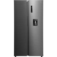 Midea MDRS710FGD46W 90cm Frost Free American Fridge Freezer Stainless Steel D