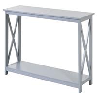 HOMCOM Wooden Console Table Storage Drawer Shelf Entryway Refurbished