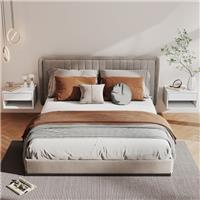 HOMCOM Floating Nightstands Set of 2, Bedside Table w/ Drawer Refurbished