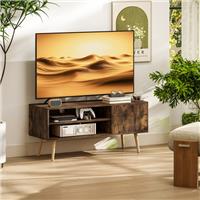 HOMCOM TV Unit Cabinet for TVs up to 55Inches with Cable Management Refurbished