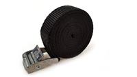 2 Buckle Straps 25mm Cam Buckle 2.5 m Long Heavy Duty Load Securing 250kg Black
