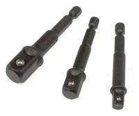 Toolzone Socket Nut Driver Adaptors for Drill 1/4, 3/8, 1/2 SD243