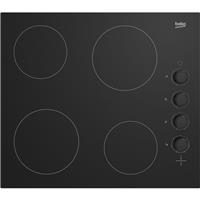 Beko HIC64102 58cm 4 Burners Ceramic Hob Black