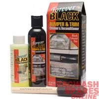 FOREVER BLACK BUMPER & TRIM DYE KIT- RE-COLOUR PLASTIC VINYL RUBBER- NO SILICONE