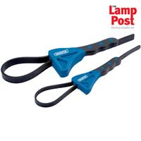 Draper 43863 Oil Filter Strap Wrench Removal Tool Set for Jars Lids Plumbers