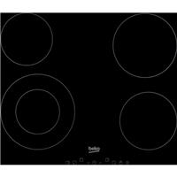 Beko HIC64402T 58cm 4 Burners Ceramic Hob Touch Control Black