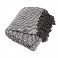 Throws for Sofas Double Bed Blanket Settee Couch Throw Large, 150 x 200 cm,Grey