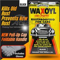 Hammerite Waxoyl BLACK Original Rust Proofing Under Seal Wax Oil 5 Litre +Gloves