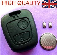 For Toyota Aygo 2 Button Remote Key Fob Case Shell Full Repair Kit