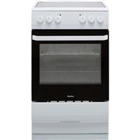 Amica AFC1530WH 50cm Free Standing Electric Cooker with Ceramic Hob White A