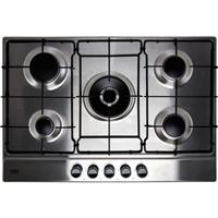 Beko HIAW75224SX Built In 75cm 5 Burners Stainless Steel Gas Hob