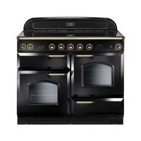 Rangemaster CDL110EIBL/B Classic Deluxe 110cm Electric Range Cooker 5 Burners