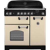 Rangemaster CLA90ECCR/C Classic 90cm Electric Range Cooker 5 Burners A/A Cream