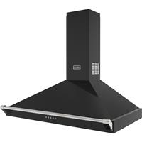 Stoves ST RICHMOND CHIM 100PYR BLK Built In 100cm 3 Speeds Chimney Cooker Hood