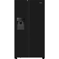 Hisense RS694N4TBE 91cm Frost Free American Fridge Freezer Black E Rated
