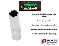 Goodyear 3/8" Drive Deep Reach Square Metric Socket 10mm Genuine Quality
