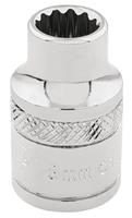 Draper 8MM 12POINT SOCKET 3/8DR-PCKD 32768 3/8" Sq. Dr. Metric Sockets