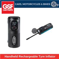 Ring RTC2000 Handheld Rechargeable Tyre Inflator Digital Air Compressor
