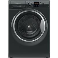 Hotpoint NSWM 846 BS UK 8Kg Washing Machine Black 1400 RPM A Rated