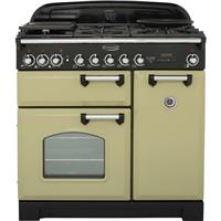 Rangemaster CDL90DFFOG/C Classic Deluxe 90cm Dual Fuel Range Cooker 5 Burners