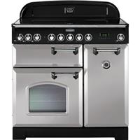 Rangemaster CDL90EIRP/C Classic Deluxe 90cm Electric Range Cooker 5 Burners A/A
