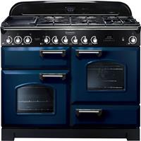 Rangemaster CDL110DFFRB/C Classic Deluxe 109cm Dual Fuel Range Cooker 5 Burners