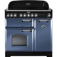 Rangemaster CDL90EISB/C Classic Deluxe 90cm Electric Range Cooker 5 Burners A/A