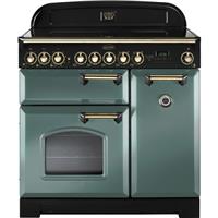 Rangemaster CDL90ECMG/B Classic Deluxe 90cm Electric Range Cooker 5 Burners A/A