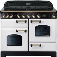 Rangemaster CDL110EIWH/B Classic Deluxe 109cm Electric Range Cooker 5 Burners