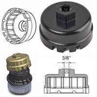 For Lexus Toyota Prius 3/8" Oil Filter Wrench Cap Socket Remover Tool 14 Flutes