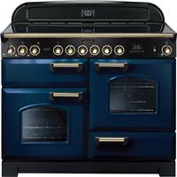 Rangemaster CDL110ECRB/B Classic Deluxe 110cm Electric Range Cooker 6 Burners