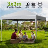Pop-up Gazebo Marquee Heavy Duty Garden Party Canopy Outdoor Tent 3x3m
