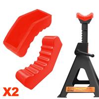 Rubber Axle Jack Pad Jacking Stand Pad 3Ton Adapter Frame Rail Protector Lifting