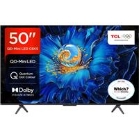 TCL 50C6KS-UK 50 Inch MiniLED 4K Ultra HD Smart TV Bluetooth WiFi
