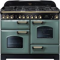 Rangemaster CDL110DFFMG/B Classic Deluxe 109cm Dual Fuel Range Cooker 5 Burners
