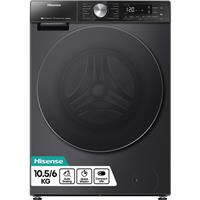Hisense WD5S1045BB Free Standing Washer Dryer 10Kg 1400 rpm Black