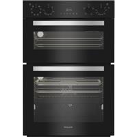 Hotpoint DIH 82G1A B Built In 59cm Electric Double Oven Black A/A