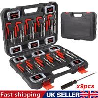 270Pcs Thread Repair Kit Metric & Imperial HSS Drill Helicoil Tap Insert Repair