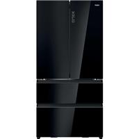 Haier HFR79F19DFGB FD 90 Series 7 91cm Frost Free American Fridge Freezer Black