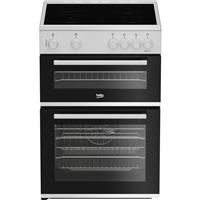 Beko FTC6701W AeroPerfect 60cm Free Standing Electric Cooker with Ceramic Hob