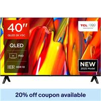 TCL 40V5C-UK 40 Inch QLED Full HD Smart TV Bluetooth WiFi