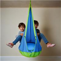 Kids Hanging Tent Swing Hammock Pod Swing w/Inflatable Pillow for Indoor/Outdoor