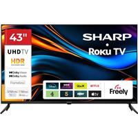 Sharp TV 4T-C43HJ4225KB 43 Inch LED 4K Ultra HD Smart TV Bluetooth WiFi