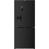 Fridgemaster MQ79460DB 79cm Frost Free American Fridge Freezer Black D Rated