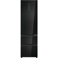 Haier HTW7620DNGB 3D 60 Series 7 60cm Free Standing Fridge Freezer Obsidian