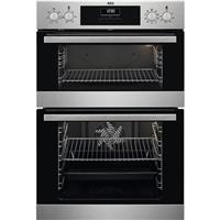 AEG DCB331010M AEG Built In 59cm Electric Double Oven Stainless Steel A/A