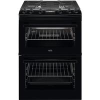 AEG CGX6130ACB Gas Cooker with Gas Hob 60cm Free Standing Black A/A New