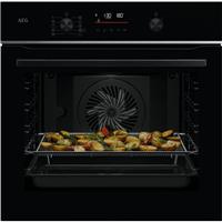 AEG TS6PB521AB 6000 SenseCook® Built In 60cm Electric Single Oven Black A+