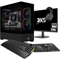 3XS AMD Ryzen 5 Gaming PC 24 Inches Desktop 1TB 16 GB RAM Black