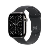 Apple Series 11 46 mm Waterproof Smart Watch GPS (2025) Black Sport Band - S/M